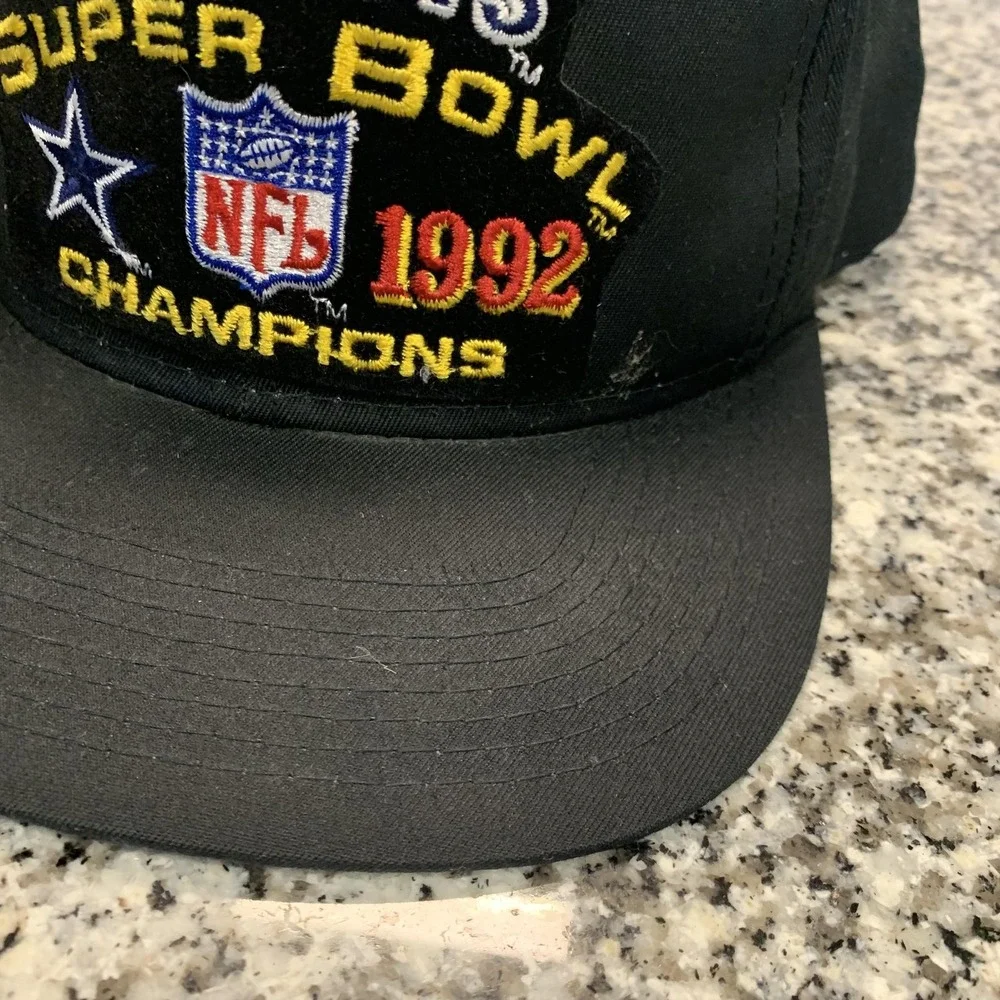 Vintage Dallas Cowboys Hat Cap Snap Back Football Sports Specialties 1992 Champs